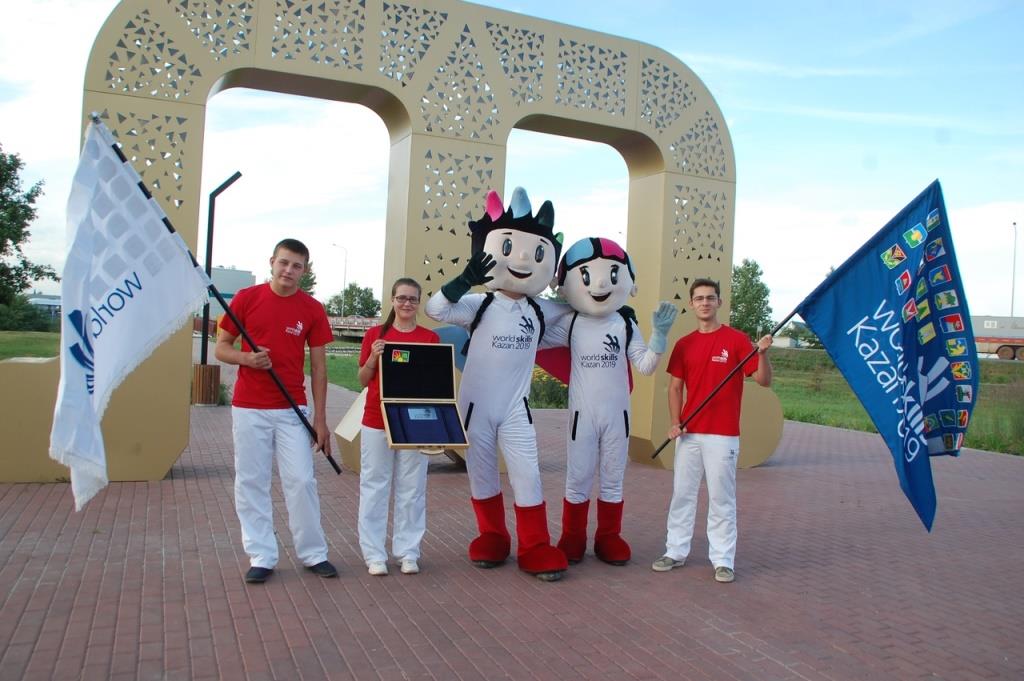 Заинск принял эстафету флага WorldSkills Kazan 2019