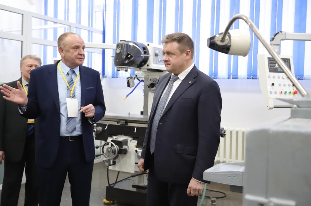 Губернатор Николай Любимов открыл новые мастерские в Рязанском политехническом колледже