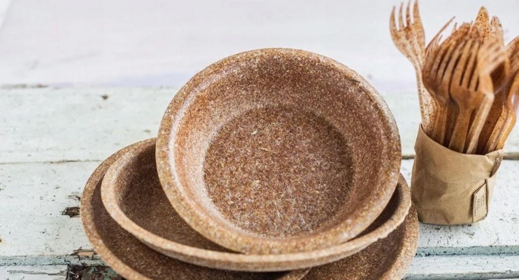 Студентка колледжа ХГУ предлагает делать одноразовую посуду из соломы