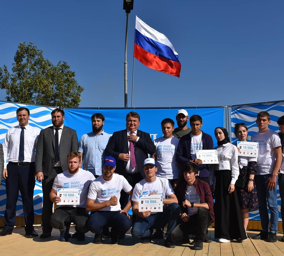 Студенты пожарно-спасательного колледжа Ингушетии приняли участие во всероссийской акции «Вода России»