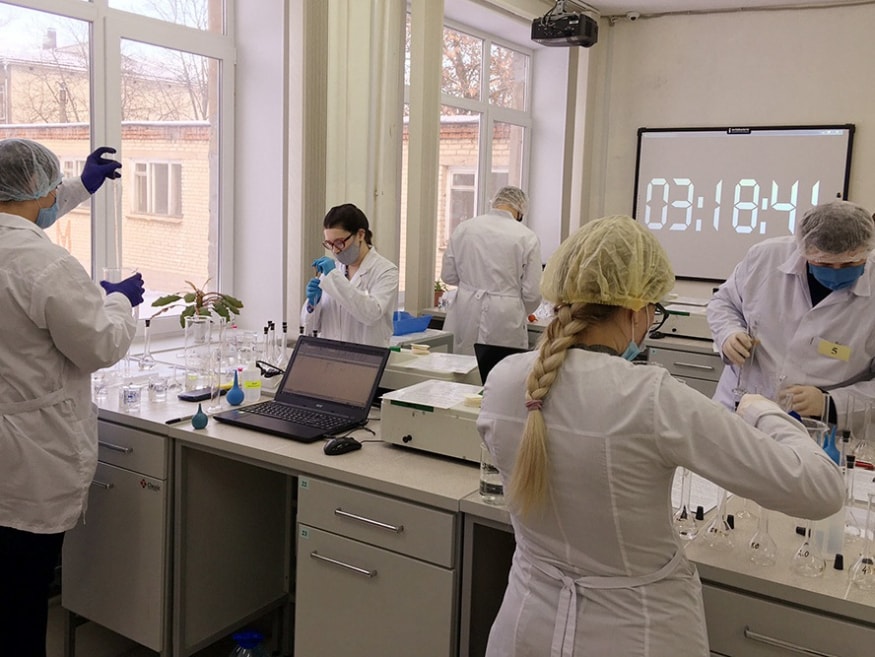Выпускники Щекинского политехнического колледжа сдают демонстрационный экзамен