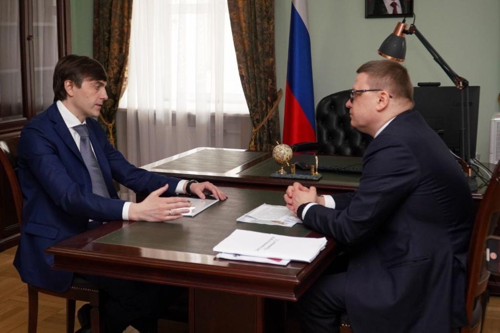 Сергей Кравцов и губернатор Челябинской области обсудили развитие среднего профобразования в регионе