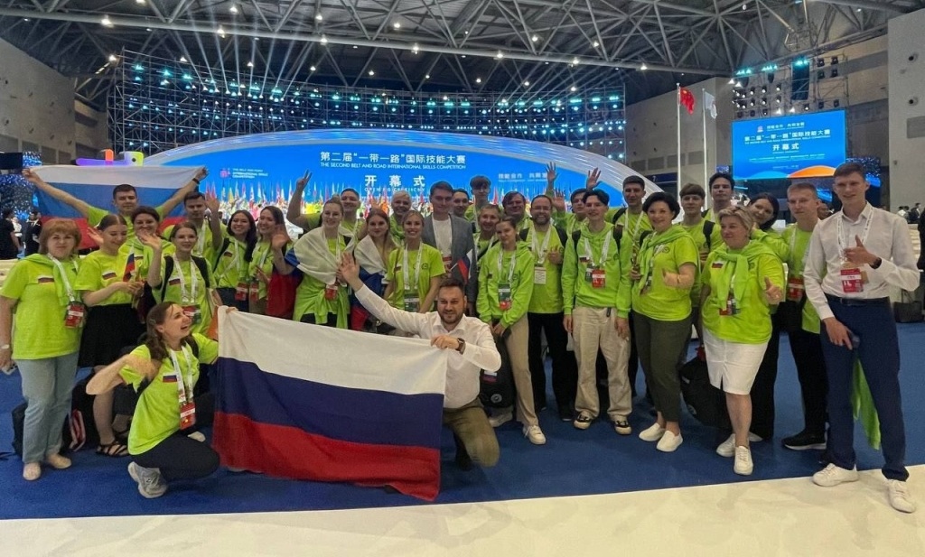 Семь медалей завоевала российская сборная на Международном конкурсе профмастерства «Один пояс – один путь» в Китае