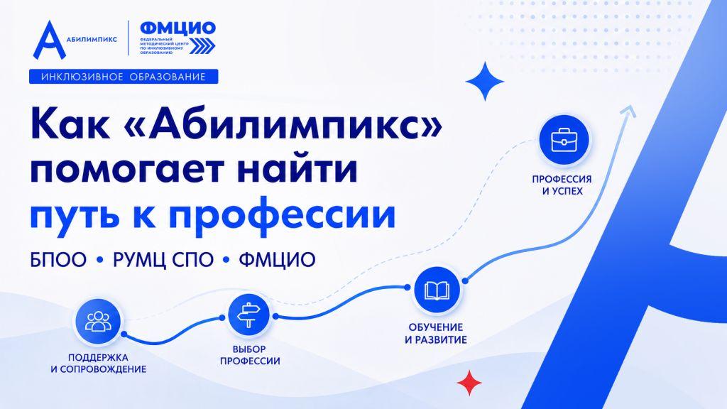 Экосистема возможностей – как «Абилимпикс» помогает человеку с инвалидностью и ОВЗ найти путь к профессии