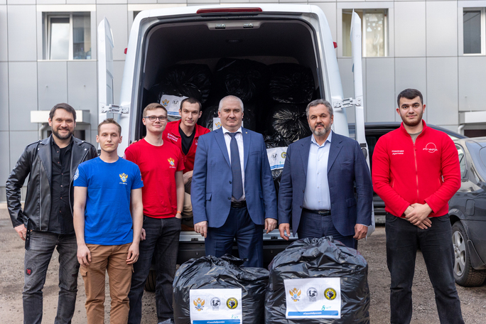 Студенты и преподаватели РТУ МИРЭА отправили на СВО 230 маскировочных сетей